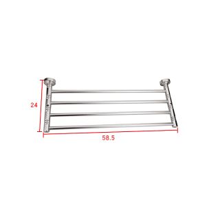 Полка для полотенец  Frap F3724 хром